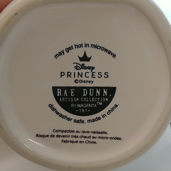 NWT Rae Dunn Life's A Fairytale Official  Disney Princess Mug - Picture 4 of 5